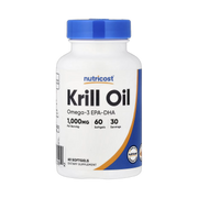 Nutricost, Krill Oil, 60 Softgels front packaging view