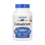 Nutricost, Colostrum, 120 Capsules front packaging view