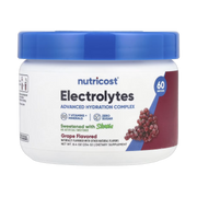 Nutricost, Electrolytes, Advanced Hydration Complex, Grape, 8.4 oz, 234 g front packaging view
