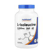 Nutricost, L-Isoleucine, 240 Capsules front packaging view