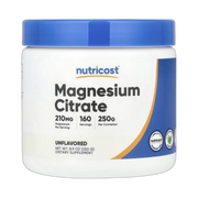 Nutricost, Magnesium Citrate, Unflavored, 8.9 oz, 250 g front packaging view