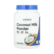 Nutricost, Coconut Milk Powder, Unflavored, 32.4 oz, 907 g front packaging view