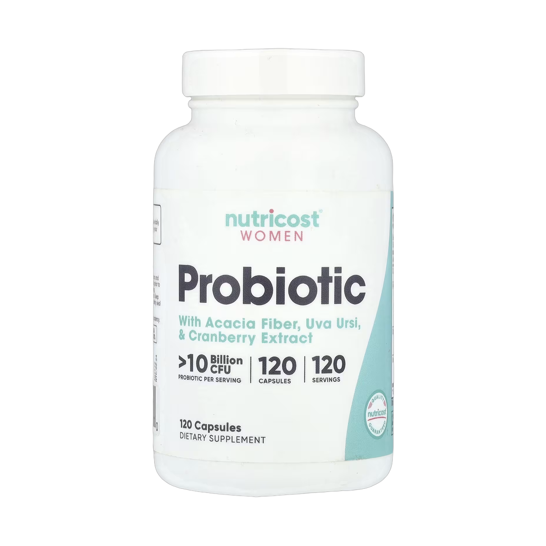 Nutricost, Women, Probiotic, >10 Billion CFU, 120 Capsules front packaging view