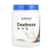 Nutricost, Dextrose, Unflavored, 2 lb, 907 g front packaging view