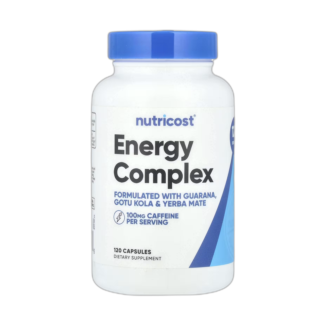 Nutricost, Energy Complex, 120 Complex front packaging view