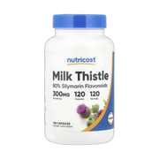 Nutricost, Milk Thistle, 300 mg, 120 Capsules front packaging view