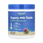 Nutricost, Organic Milk Thistle, Unflavored, 8.1 oz, 227 g front packaging view