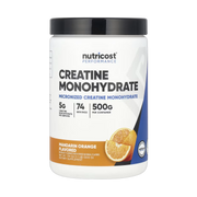 Nutricost, Performance, Creatine Monohydrate, Mandarin Orange, 1.1 lb, 500 g front packaging view