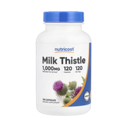 Nutricost, Milk Thistle, 1,000 mg, 120 Capsules front packaging view
