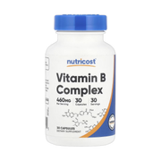 Nutricost, Vitamin B Complex, 30 Capsules front packaging view