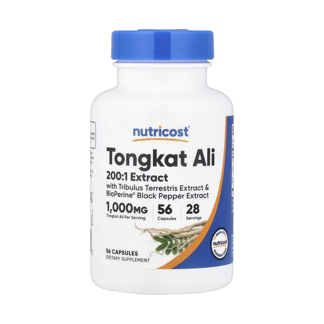 Nutricost, Tongkat Ali, 56 Capsules front packaging view