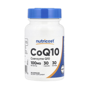 Nutricost, CoQ10, 100 mg, 30 Capsules front packaging view