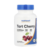 Nutricost, Tart Cherry, 3,000 mg, 30 Capsules front packaging view