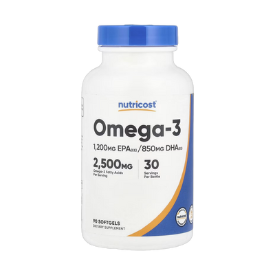 Nutricost, Omega-3, 90 Softgels