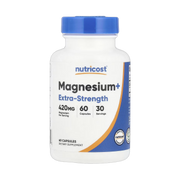 Nutricost, Magnesium+, 60 Capsules front packaging view