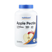 Nutricost, Apple Pectin, 180 Capsules front packaging view