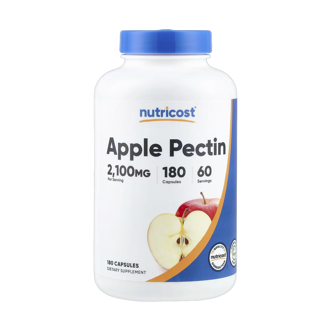 Nutricost, Apple Pectin, 180 Capsules front packaging view
