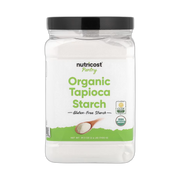 Nutricost, Pantry, Organic Tapioca Starch, 39.3 oz, 1,100 g front packaging view
