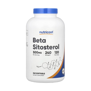 Nutricost, Beta Sitosterol, 240 Softgels front packaging view