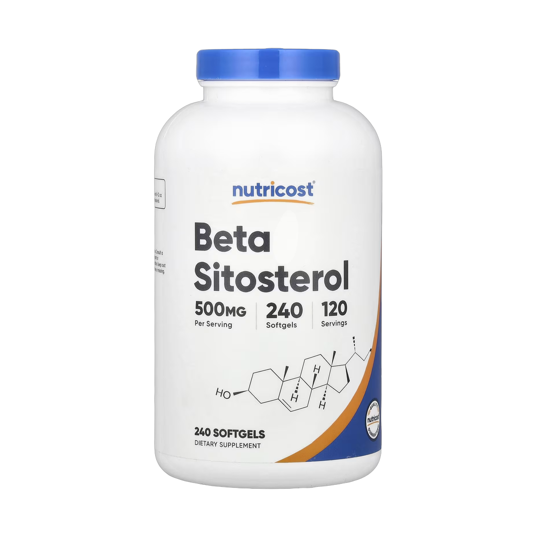 Nutricost, Beta Sitosterol, 240 Softgels front packaging view
