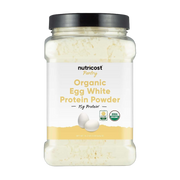 Nutricost, Pantry, Organic Egg White Protein, 1 lb, 454 g front packaging view