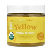 Nutricost, Nutricolor, Yellow Organic Turmeric, 2.5 oz, 70 g front packaging view