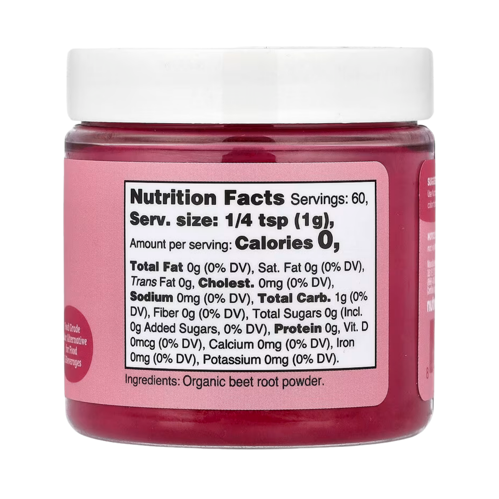 Nutricost, Nutricolor, Pink Organic Beet Root, 2.1 oz, 60 g