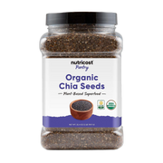 Nutricost Pantry Organic Chia Seed, 907 g front packaging view
