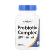 Nutricost, Probiotic Complex, >40 Billion CFU, 60 Capsules front packaging view