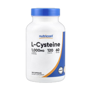 Nutricost, L-Cysteine, 120 Capsules front packaging view