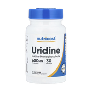Nutricost, Uridine, 60 Capsules front packaging view