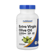 Nutricost, Extra Virgin Olive Oil, 120 Softgels front packaging view