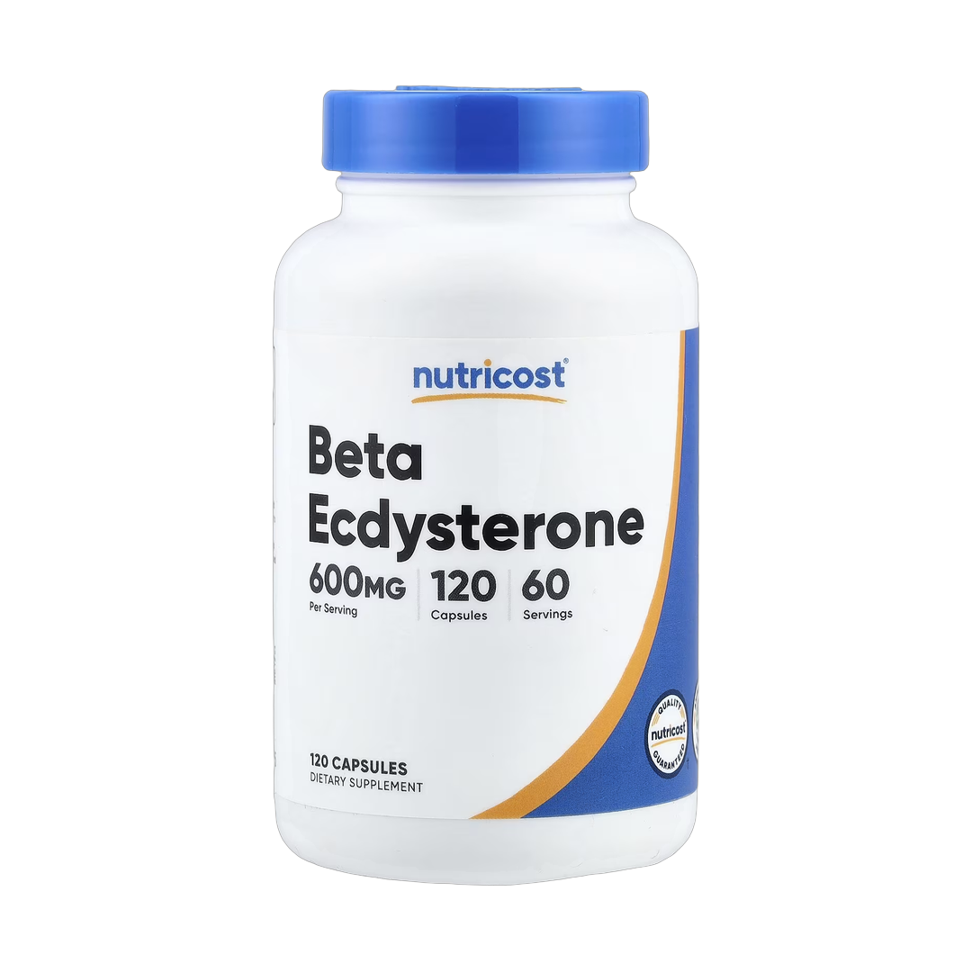 Nutricost, Beta Ecdysterone, 120 Capsules front packaging view