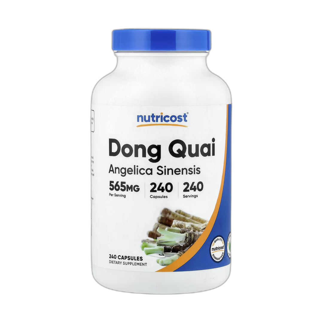 Nutricost, Dong Quai , 565 mg, 240 Capsules front packaging view