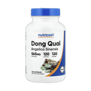 Nutricost, Dong Quai, 565 mg , 120 Capsules front packaging view