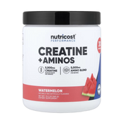 Nutricost, Performance, Creatine + Aminos, Watermelon, 13.2 oz, 369 g front packaging view
