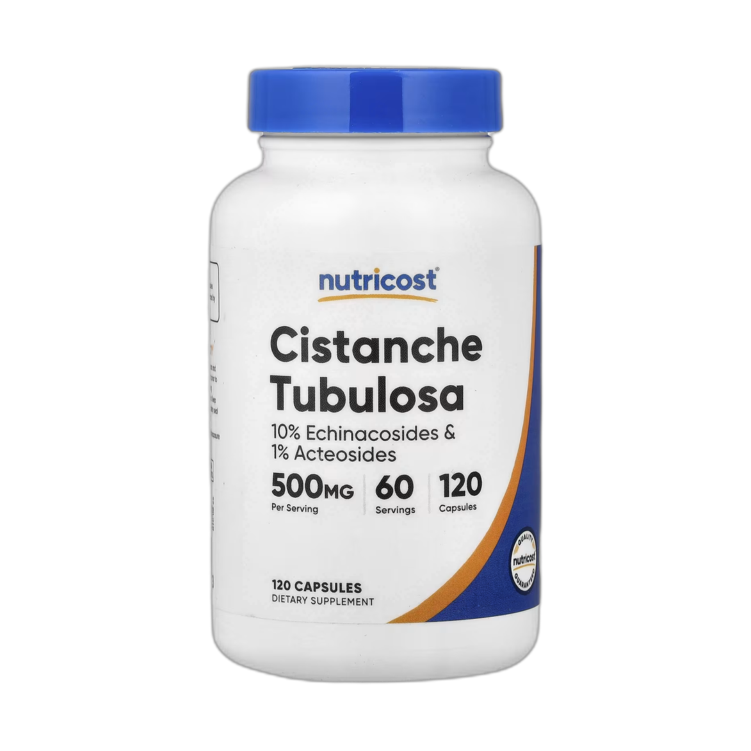 Nutricost, Cistanche Tubulosa, 120 Capsules front packaging view