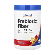 Nutricost, Prebiotic Fiber, Fruit Punch, 16.2 oz, 454 g front packaging view