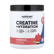 Nutricost, Performance, Creatine + Hydration, Watermelon, 9 oz, 252 g front packaging view