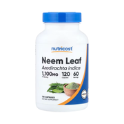 Nutricost, Neem Leaf, 120 Capsules front packaging view
