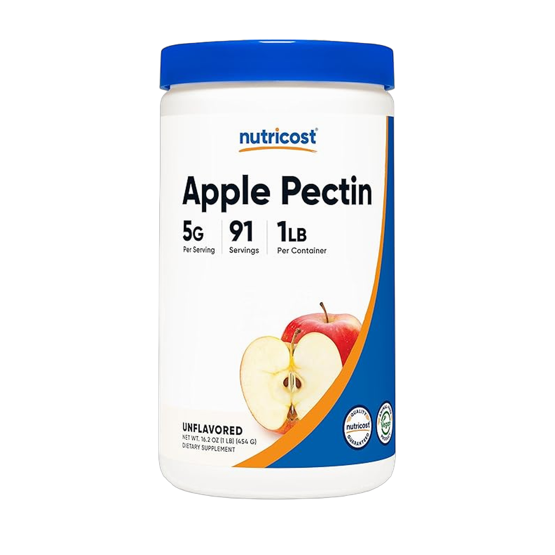 Nutricost, Apple Pectin, Unflavored, 1 lb, 454 g front packaging view