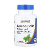 Nutricost, Lemon Balm, 120 Capsules front packaging view