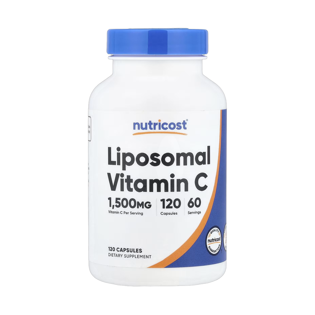 Nutricost, Liposomal Vitamin C, 120 Capsules front packaging view