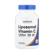 Nutricost, Liposomal Vitamin C, 120 Capsules front packaging view