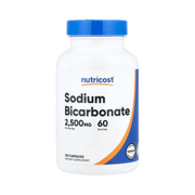 Nutricost, Sodium Bicarbonate, 120 Capsules front packaging view