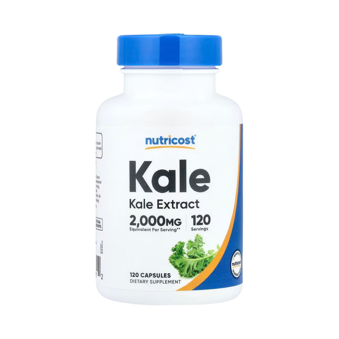 Nutricost, Kale, 2,000 mg, 120 Capsules front packaging view