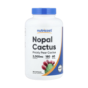 Nutricost, Nopal Cactus, 180 Capsules front packaging view