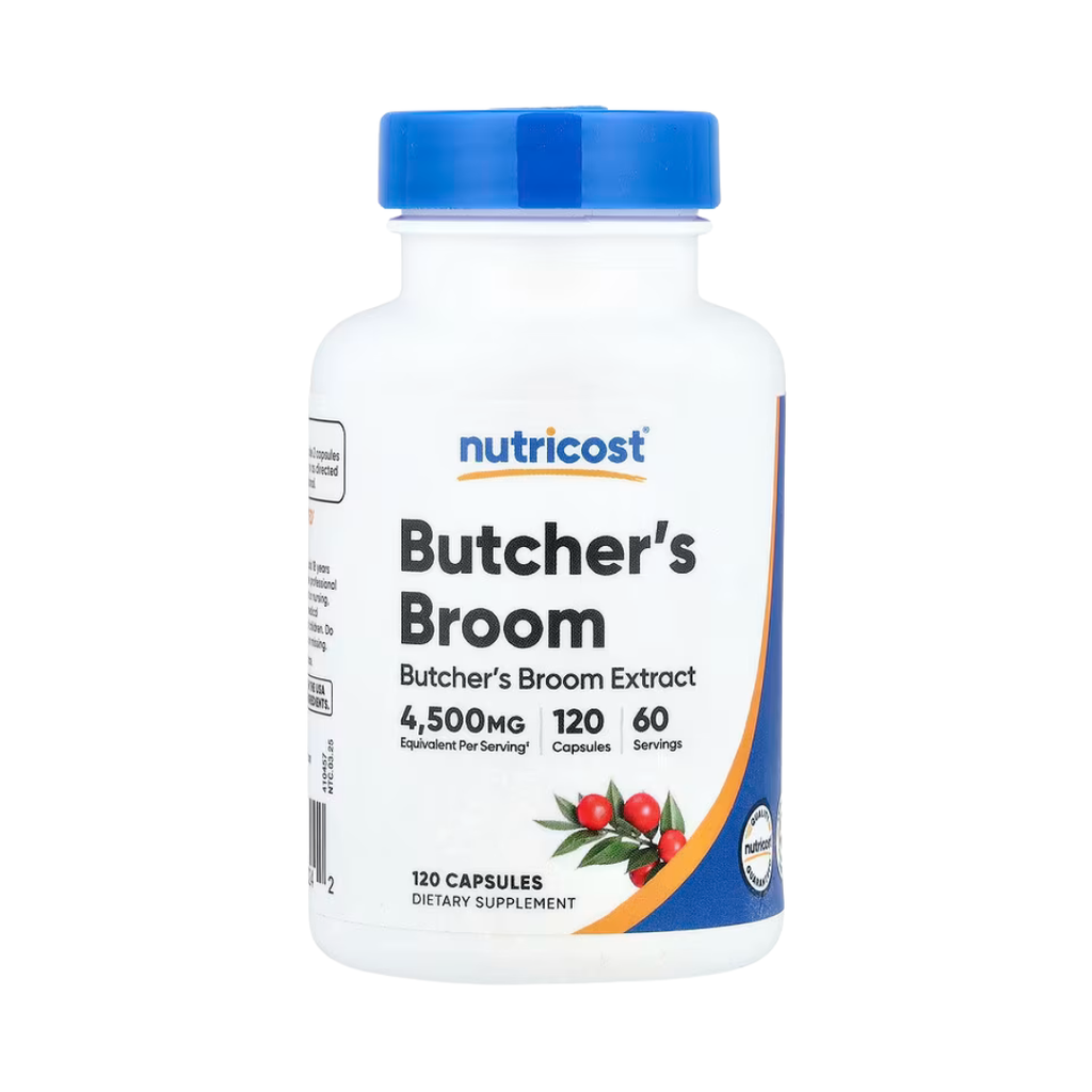 Nutricost, Butcher's Broom, 120 Capsules