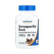 Nutricost, Sarsaparilla Root, 120 Capsules front packaging view