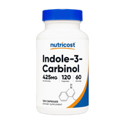 Nutricost, Indole-3-Carbinol, 425 mg, 120 Capsules front packaging view